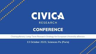 Long-Term Research Strategy for European University alliances - CIVICA Research Conference