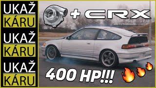 STUDIO #2 | LEGENDA CRX S TURBEM OD GARRETTA! | @pospa_tuned | 400HP