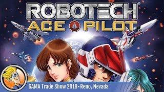 Robotech: Ace Pilot — game preview at the 2018 GAMA Trade Show