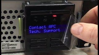 Contact APC Tech. Support Fault. AVR Relay Weld repairing
