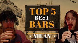 TOP 5 Best COCKTAIL BARS in MILAN!