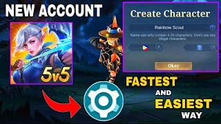 How To CREATE NEW ACCOUNT in Mobile Legends | Fastest and Easiest Way to Make Account