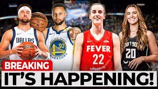 Caitlin Clark FINALLY RESPONDS to NBA All-Star 3-Point Contest with Steph Curry & Sabrina Ionescu