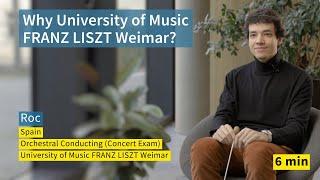 Why University of Music FRANZ LISZT Weimar?