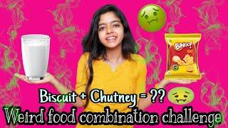 Weird food combination challenge  | Milk + chips =  | #miss_miracle #weirdfoodcombination