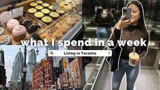 what I spend in a week living in Toronto *as a 24 year old WFH tech worker*