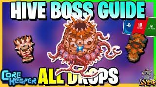 CORE KEEPER HIVE MOTHER BOSS FARMING! Explosives Expert! Thorns Build! & Mining Class Gear!