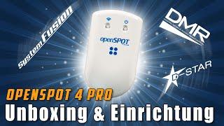 SharkRF openSPOT4 Pro  Unboxing & Einrichtung Hotspot