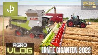 Ernte Giganten auf Rügen! Fendt und Claas XXL - Agrovlog || JP Agrar