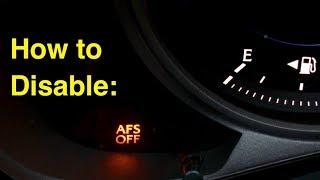 2 ways to disable "AFS OFF" warning light after installing aftermarket non-AFS headlights.