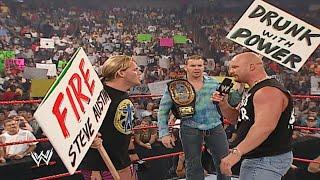 Chris Jericho & Christian Protest Against Stone Cold Steve Austin.