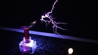 oneTesla - Tesla Coil - Full power run of "Dracula" (2013-09-27)