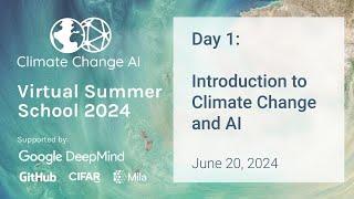 Tackling Climate Change with Machine Learning and Introduction to Machine Learning