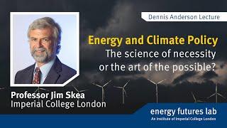 Energy and climate policy: The science of necessity or the art of the possible?