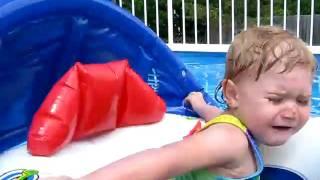 Faith Swimming In The Pool On July 4th 2009