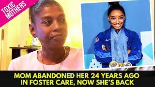 Simone Biles Mom ABANDONED Her 24 Yrs Ago, Now She's MANIPULATING to GUILT Simone into Accepting Her