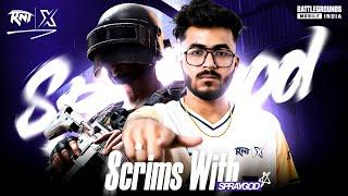 SCRIMS WITH RNTX | SPRAYGOD | ROAD TO 200K