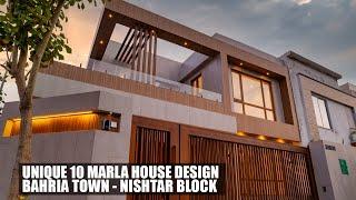 Explore Unique 10 Marla House Design Style by MY Construction Bahria Town Nishtar Block, Lahore