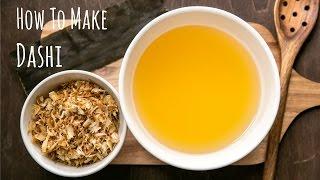 How to Make Dashi (Recipe) だしの作り方（レシピ）