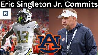 Eric Singleton Jr. Commits To Auburn | Auburn Football Transfer Portal News