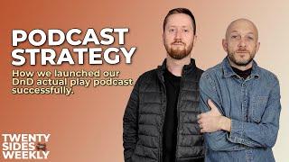 Podcast Strategy: How we launched our DnD actual play podcast successfully