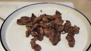 Steak Tips with new butter from Trader Joe's