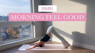 10MIN Morning ‘Feel Good’ Pilates || daily full body mobility & flexibility // beginner friendly