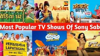 top 20 most popular tv shows of sony sab l Best shows of Sony sab of all time l TMKOC l Baalveer