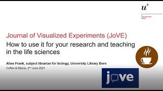 Coffee & Bit(e)s. Journal of visualized experiments (JoVE)