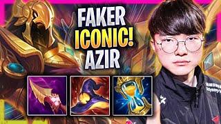 FAKER IS BACK WITH HIS ICONIC AZIR! - T1 Faker Plays Azir MID vs Leblanc! | Season 2024