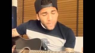 Dani Alves (Fc Barcelona) sings against racism ‬