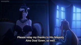 Albedo Secretly meets Princess Renner | Overlord season 4 episode 2