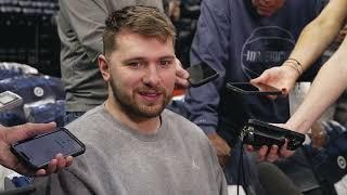 Dallas Mavs' Luka Doncic Shootaround Interview Before Game 1 of WCF vs. Minnesota Timberwolves