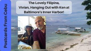 The Lovely Filipina, Vivian, And Ken Visit Baltimore's Inner Harbor!