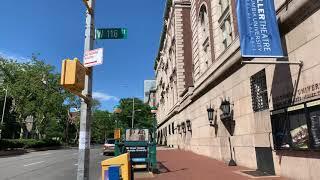 Columbia University. Прогулка по кампуса Колумбийского университета.