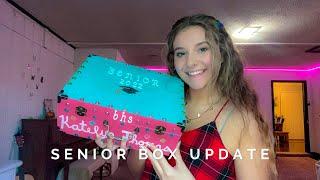 What’s in my senior box update (college letters, awards, memories)