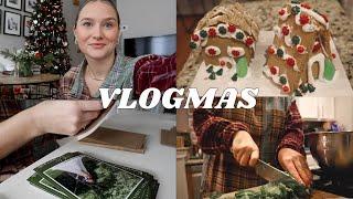 VLOGMAS 2022: CHRISTMAS CARDS + MAKING GINGERBREAD HOUSES + SANTA CAME!!