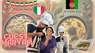 Afghan-Italian Fusion: A Blend of Flavors | مکس غذاهای ایتالیایی و افغانی | Maleka&Mati Kitchen