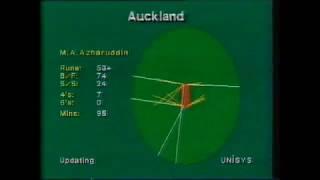 Azharuddin and Vengsarkar partnership vs New Zealand - Eden Park 1990