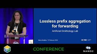 Lightning Talk: Lossless prefix aggregation for forwarding