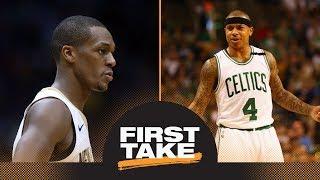 First Take reacts to Rajon Rondo saying Celtics should not honor Isaiah Thomas | First Take | ESPN