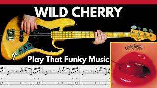 Wild Cherry - Play That Funky Music [1976] | BASS Cover | Notation + TABS