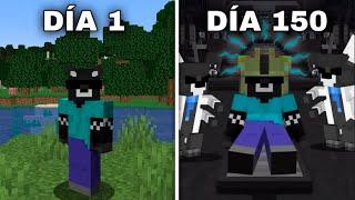 Sobreviví los 150 días MAS DIFICILES de MINECRAFT