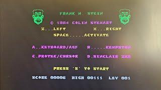 A welcome return to an old favourite game - Frank N. Stein for the ZX Spectrum #zxspectrum #retro