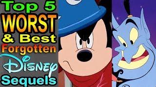 Top 5 Worst & Best Forgotten Disney Sequels (Animated)