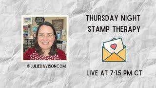 Thursday Night Stamp Therapy: Christmas Card Showcase & Live Chat