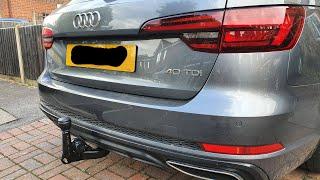 2019 Audi A4 (B9) Factory Retractable Tow Bar with Electronic Button