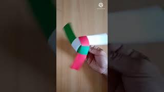 Paper firki | Paper helicopter | How to make a pinwheel that spins? #shorts #ytshorts #papercraft