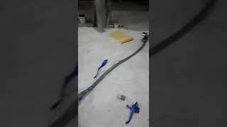 Самодельный пылесос, шлифовка пола без пыли