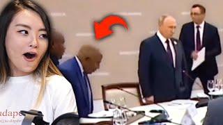 African President Sits Down Before Putin Does